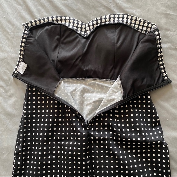 Polka dot strapless mini - Picture 3 of 4